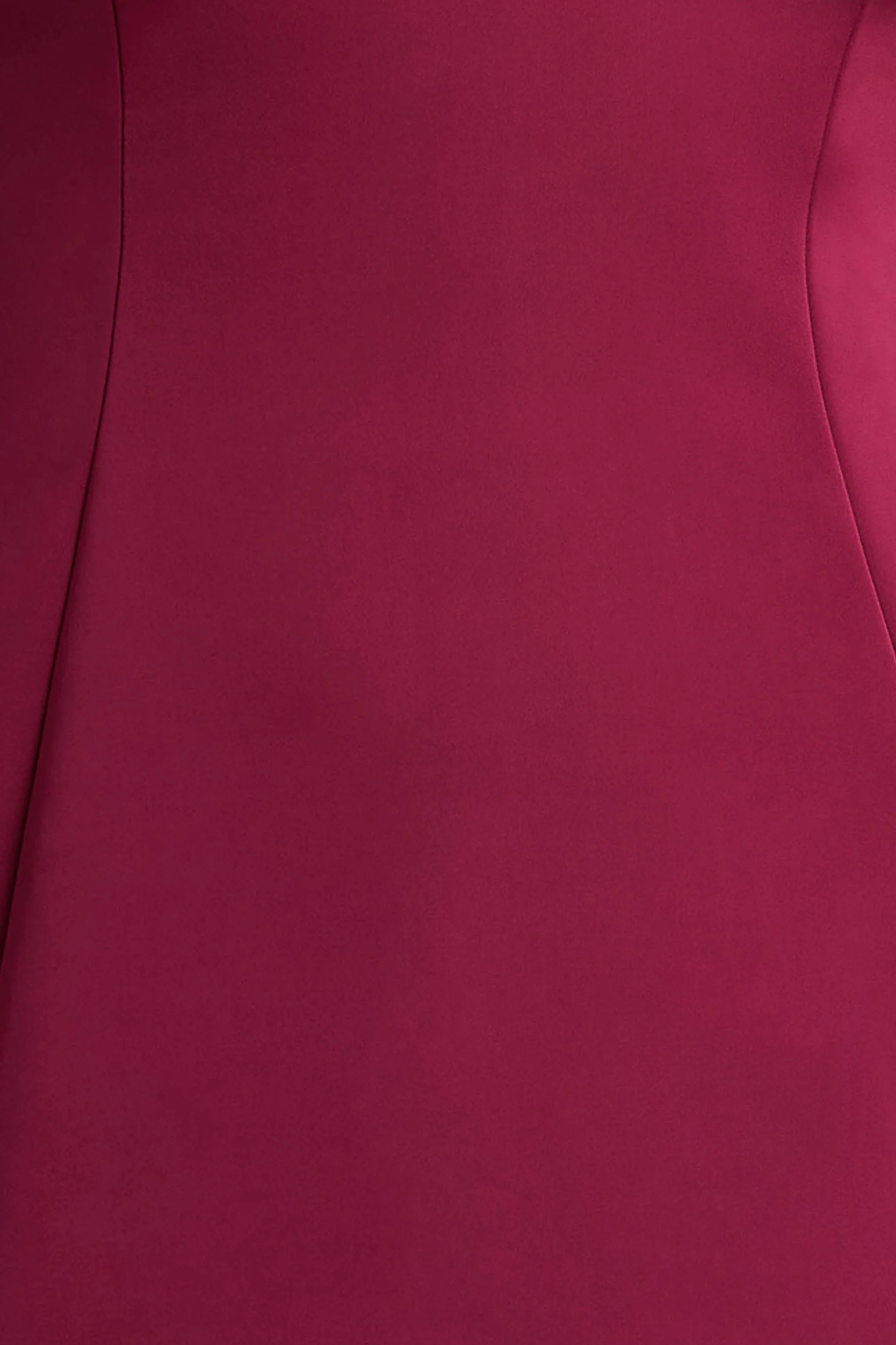 Elara | Burgunderrotes Satin-Minikleid mit Tiefem Ausschnitt - Image 6
