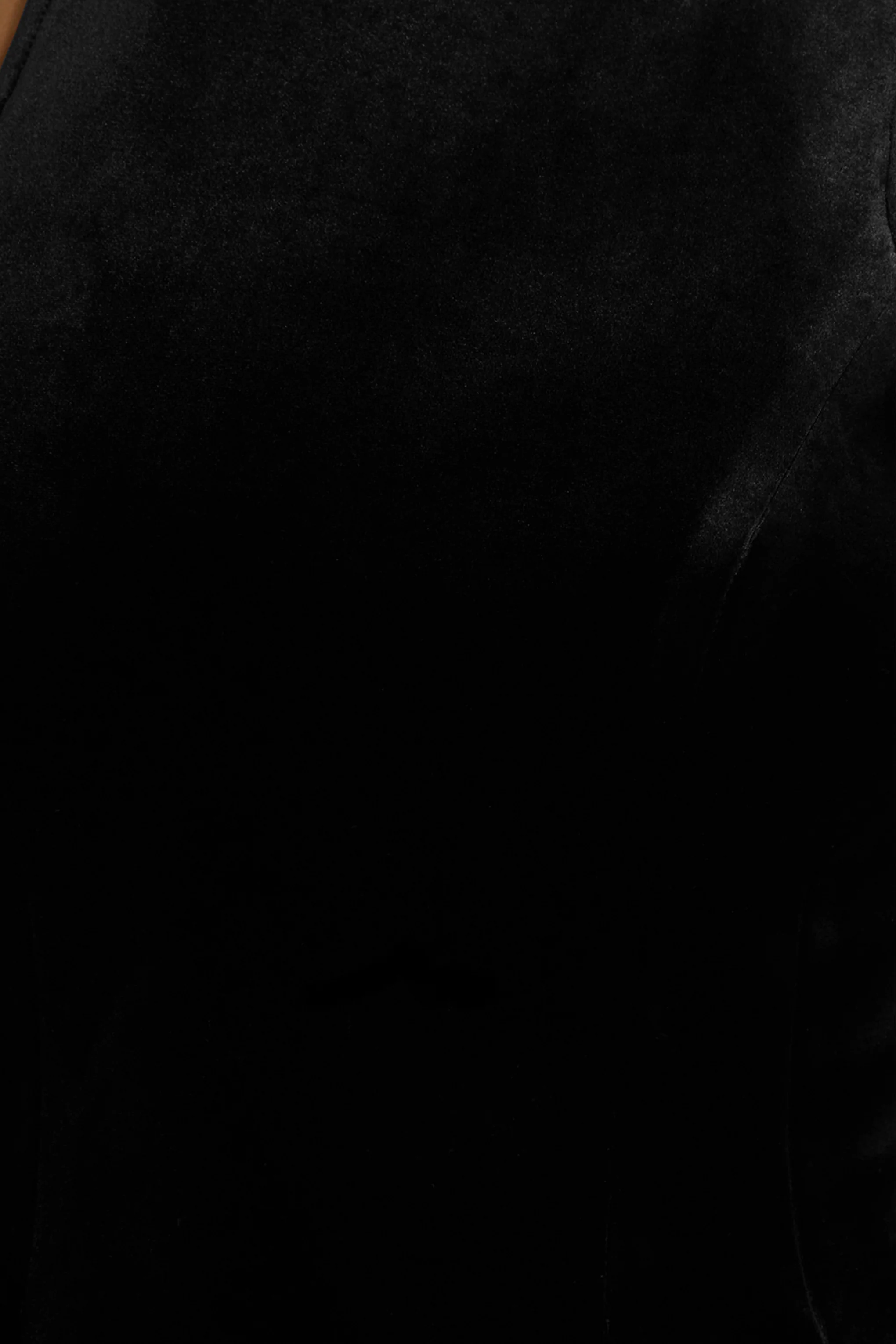 Meva | Schwarzes Samt-Minikleid mit Verzierungen und hohem Ausschnitt - Image 6