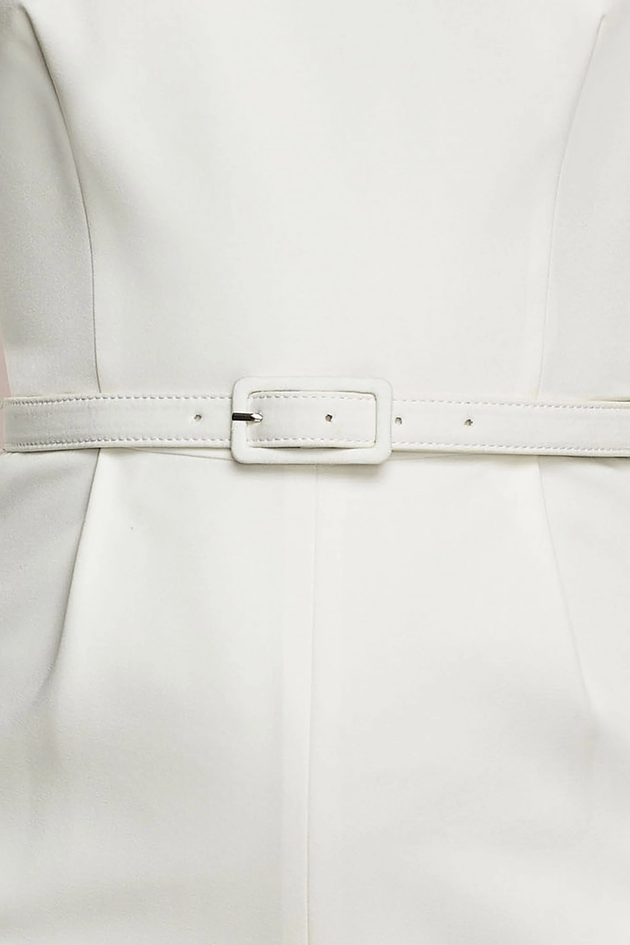 Prize | Cremefarbener Jumpsuit mit Rundhalsausschnitt und verzierten Details - Image 7